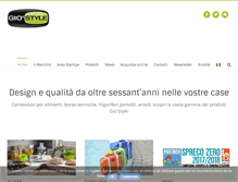 Tablet Screenshot of giostyle.com